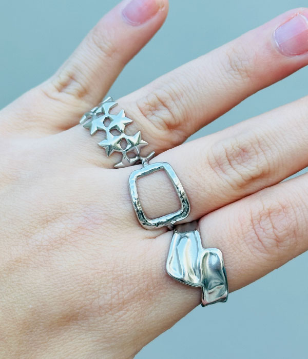 Anillo Brisa Plateado