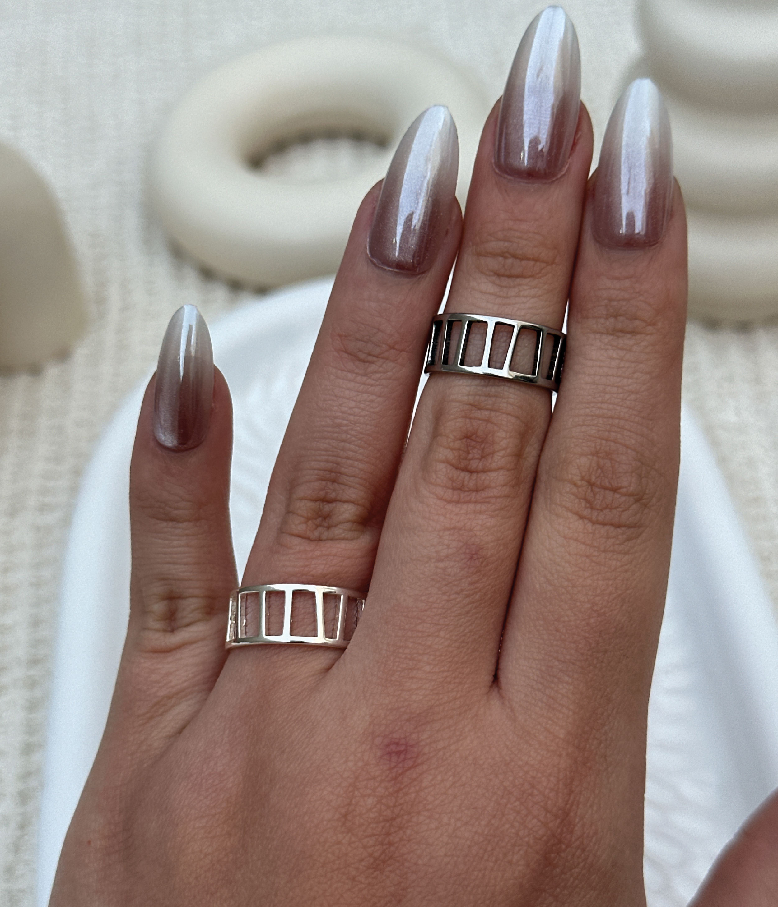 Anillo Lennox Plateado