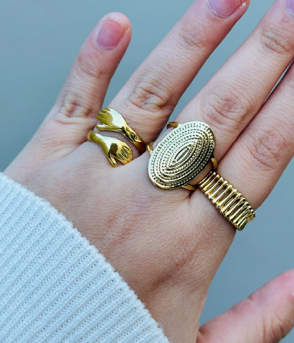 Anillo Mónaco Dorado